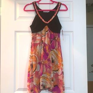 Floral Semi-Formal Dress